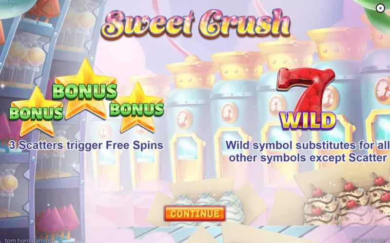 Sweet Crush - the game loading screen