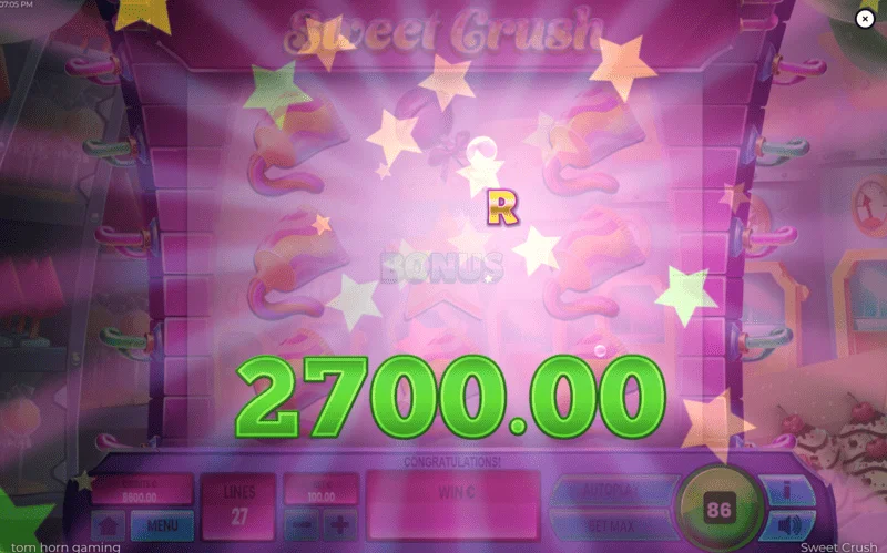 Sweet Crush - a big win on the reels