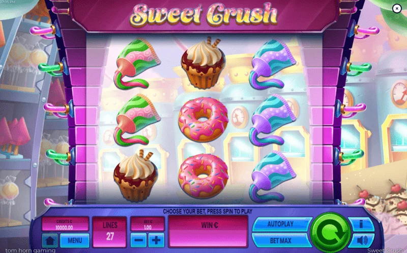 Sweet Crush - the main game screen